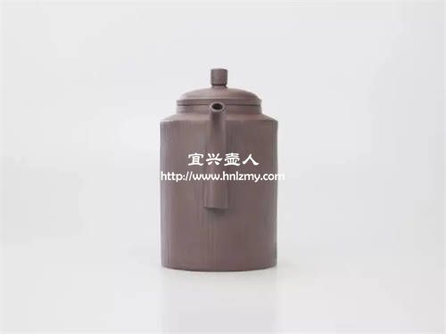 紫砂壺經(jīng)典器型 全手工紫泥立身壺
