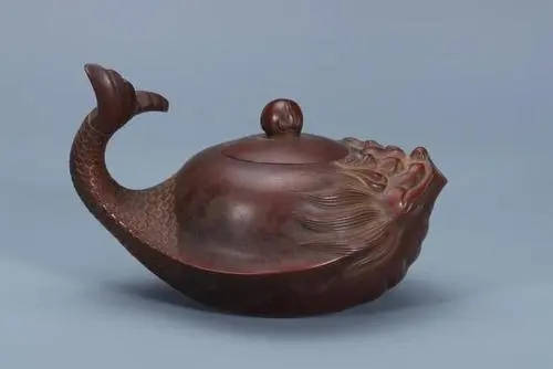 幾十塊錢的魚(yú)化龍壺是紫砂嗎2